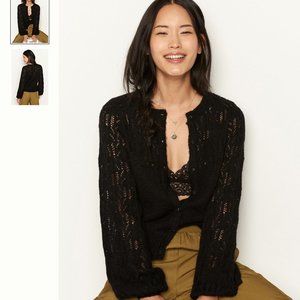 Anthropologie Pointelle Cardigan